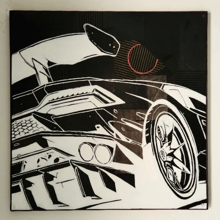 ArteDiAlina.com painting: Fast Car (da&nbsp;Catrame)